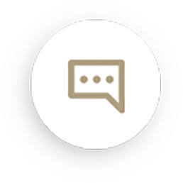 a chat balloon icon representing social media marketing